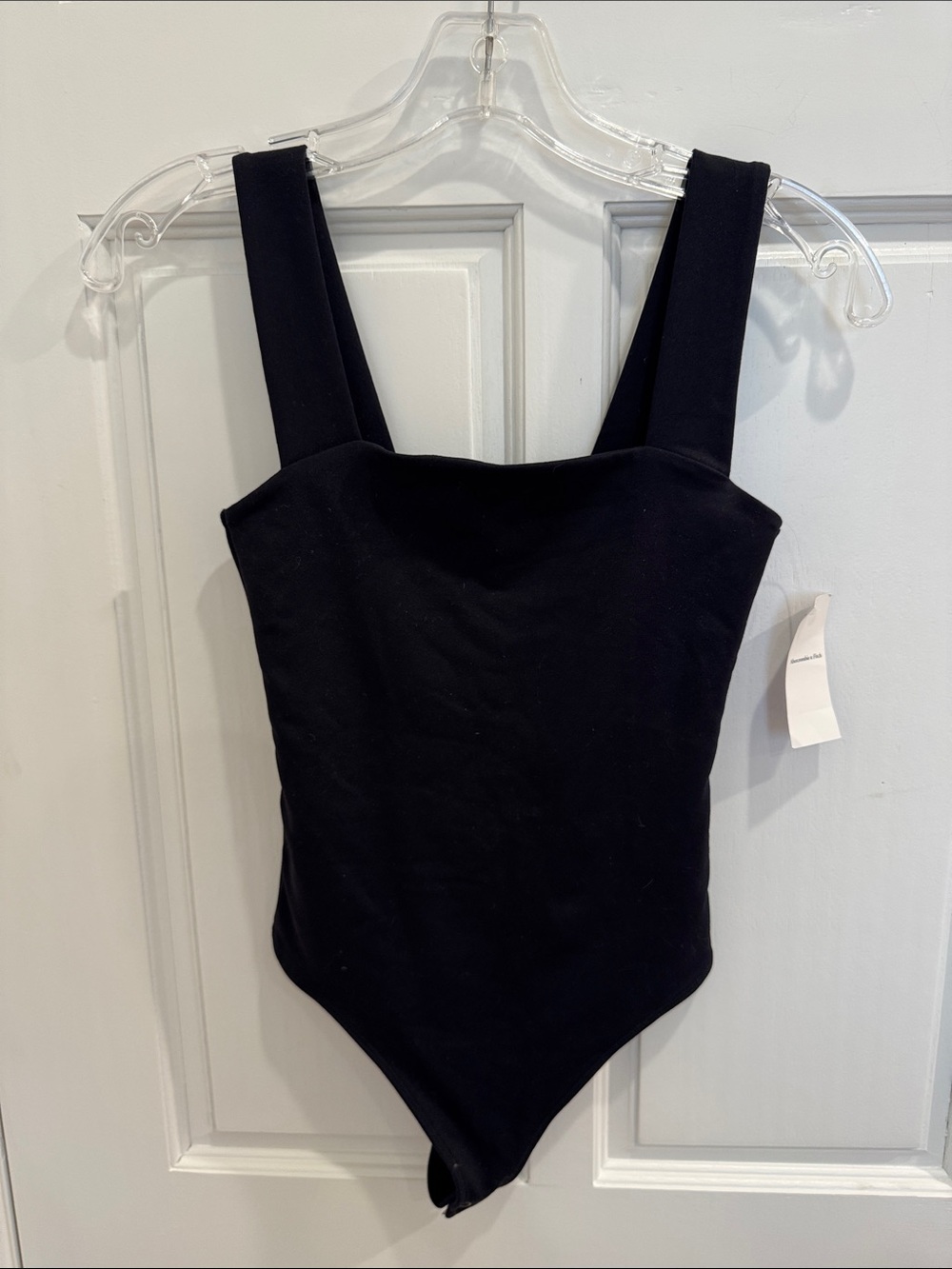 Abercrombie & Fitch Black Wide-Strap Bodysuit